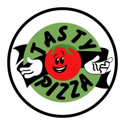 Tasty Pizza Northfield logo.